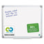 Earth Silver Easy-clean Dry Erase Board, 96 X 48, White Surface, Silver Aluminum Frame