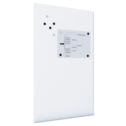 Magnetic Dry Erase Tile Board, 29.5 X 45, White Surface