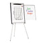 Tripod Extension Bar Magnetic Dry-erase Easel, 39" To 72" High, Black/silver