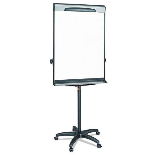 Tripod Extension Bar Magnetic Dry-erase Easel, 69" To 78" High, Black/silver