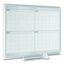 Magnetic Dry Erase Calendar Board, Four Month, 48 X 36, White Surface, Silver Aluminum Frame