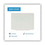 Magnetic Glass Dry Erase Board, 48 X 36, Opaque White Surface