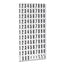 Interchangeable Magnetic Board Accessories, Numbers, Black, 0.75"h