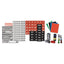 Interchangeable Magnetic Board Accessories, Numbers, Black, 0.75"h