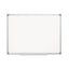 Earth Silver Easy-clean Dry Erase Board, Reversible, 36 X 24, White Surface, Silver Aluminum Frame