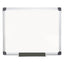 Value Melamine Dry Erase Board, 24 X 36, White Surface, Silver Aluminum Frame