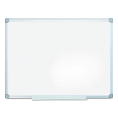 Earth Silver Easy-clean Dry Erase Board, Reversible, 48 X 36, White Surface, Silver Aluminum Frame