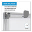 Earth Silver Easy Clean Dry Erase Boards, 96 X 48, White Surface, Silver Aluminum Frame