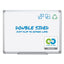 Earth Silver Easy Clean Dry Erase Boards, 96 X 48, White Surface, Silver Aluminum Frame
