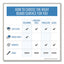 Earth Silver Easy Clean Dry Erase Boards, 96 X 48, White Surface, Silver Aluminum Frame