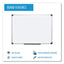 Value Lacquered Steel Magnetic Dry Erase Board, 96 X 48, White Surface, Silver Aluminum Frame