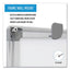 Earth Silver Easy-clean Dry Erase Board, Reversible, 72 X 48, White Surface, Silver Aluminum Frame