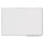 Ruled Magnetic Steel Dry Erase Planning Board, 72 X 48, White Surface, Silver Aluminum Frame