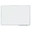 Ruled Magnetic Steel Dry Erase Planning Board, 72 X 48, White Surface, Silver Aluminum Frame