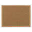 Value Cork Bulletin Board With Oak Frame, 24 X 36, Natural Surface, Oak Frame