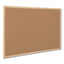 Value Cork Bulletin Board With Oak Frame, 24 X 36, Natural Surface, Oak Frame