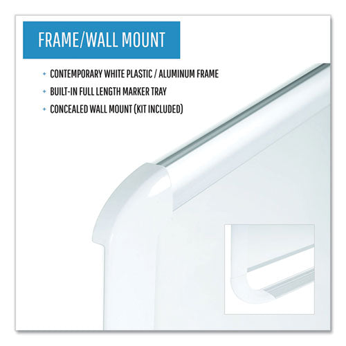 Gold Ultra Magnetic Dry Erase Boards, 36 X 24, White Surface, White Aluminum Frame