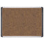 Tech Cork Board, 36 X 24, Tan Surface, Silver/black Aluminum Frame