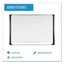 Gold Ultra Magnetic Dry Erase Boards, 48 X 36, White Surface, Black Aluminum Frame