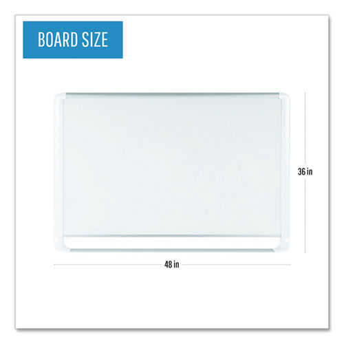 Gold Ultra Magnetic Dry Erase Boards, 48 X 36, White Surface, White Aluminum Frame