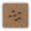 Tech Cork Board, 48 X 36, Tan Surface, Silver/black Aluminum Frame