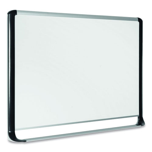 Pure Platinum Magnetic Dry Erase Board, 96 X 48, White Surface, Silver/black Aluminum Frame