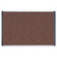 Tech Cork Board, 72 X 48, Tan Surface, Silver/black Aluminum Frame