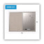 Designer Combo Fabric Bulletin/dry Erase  Board, 24 X 18, White/gray Surface, Gray Mdf Wood Frame