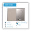 Designer Combo Fabric Bulletin/dry Erase  Board, 24 X 18, White/gray Surface, Gray Mdf Wood Frame