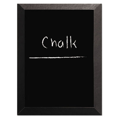 Kamashi Chalk Board, 48 X 36, Black Surface, Black Wood Frame