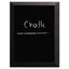 Kamashi Chalk Board, 48 X 36, Black Surface, Black Wood Frame