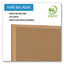 Earth Cork Board, 36 X 24, Natural Surface, Oak Wood Frame