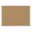 Earth Cork Board, 48 X 36, Natural Surface, Oak Wood Frame