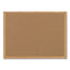 Earth Cork Board, 72 X 48, Natural Surface, Oak Wood Frame