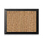 Natural Cork Bulletin Board, 24 X 18, Natural Surface, Black Wood Frame