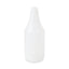 Embossed Spray Bottle, 24 Oz, Clear, 24/carton