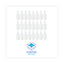 Embossed Spray Bottle, 24 Oz, Clear, 24/carton