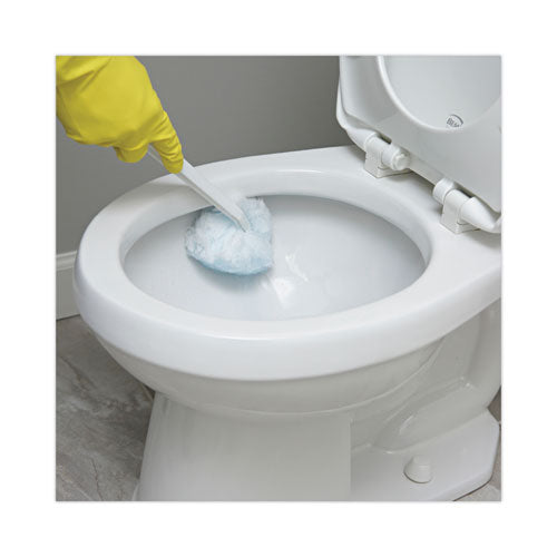 Deluxe Bowl Mop, 10" Handle, 2" Mop Head, White, 25/carton