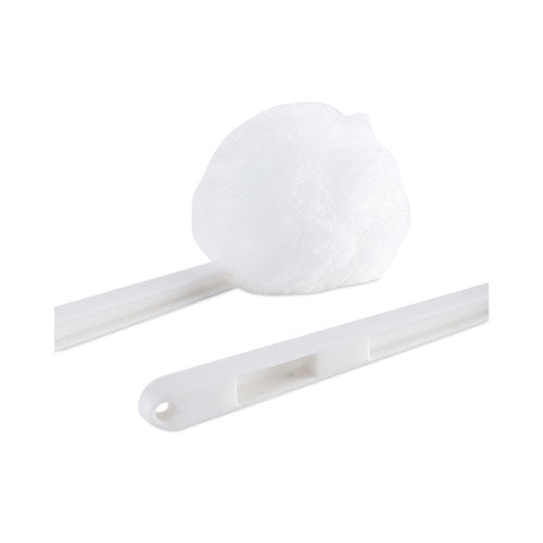 Deluxe Bowl Mop, 10" Handle, 2" Mop Head, White, 25/carton