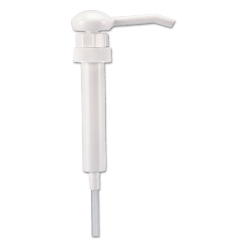 Siphon Pump, 1 Oz/pump, For 1 Gal Bottles, Plastic, 12" Tube, White