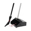 Lobby Dust Pan, 11.75 X 37, 34" Handle, Plastic/aluminum, Black