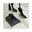 Lobby Dust Pan, 11.75 X 37, 34" Handle, Plastic/aluminum, Black
