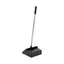 Lobby Dust Pan, 11.75 X 37, 34" Handle, Plastic/aluminum, Black
