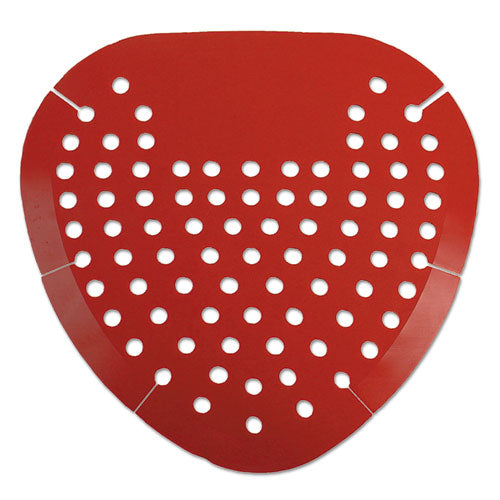 Urinal Screen, Cherry Scent, 3.5 Oz, Red, Dozen