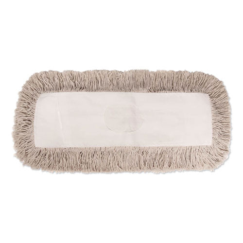 Mop Head, Dust, Cotton, 24 X 3, White