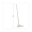 Handle/deck Mops, 12 Oz White Rayon Head, 48" Oak Wood Handle, 6/pack