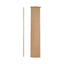 Threaded End Broom Handle, Lacquered Hardwood, 0.94" Dia X 54", Natural