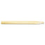 Threaded End Broom Handle, Lacquered Hardwood, 0.94" Dia X 54", Natural