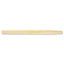 Tapered End Broom Handle, Lacquered Hardwood, 1.13" Dia X 54", Natural