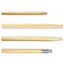 Tapered End Broom Handle, Lacquered Pine, 1.13" Dia X 60", Natural